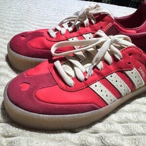 Adidas Samba Shoes: Bright Red / Cream White / Team Victory Red - Size 11
